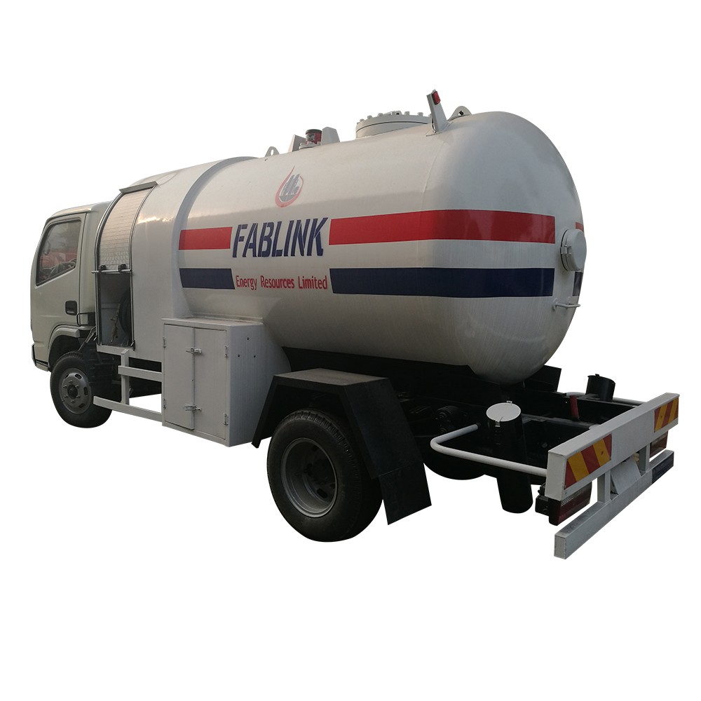 6-kołowy 5 Cbm ciężarówka z dystrybutorem Lpg